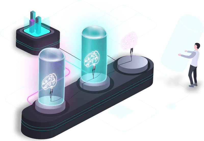 One-click to download algorithms from our AI Marketplace